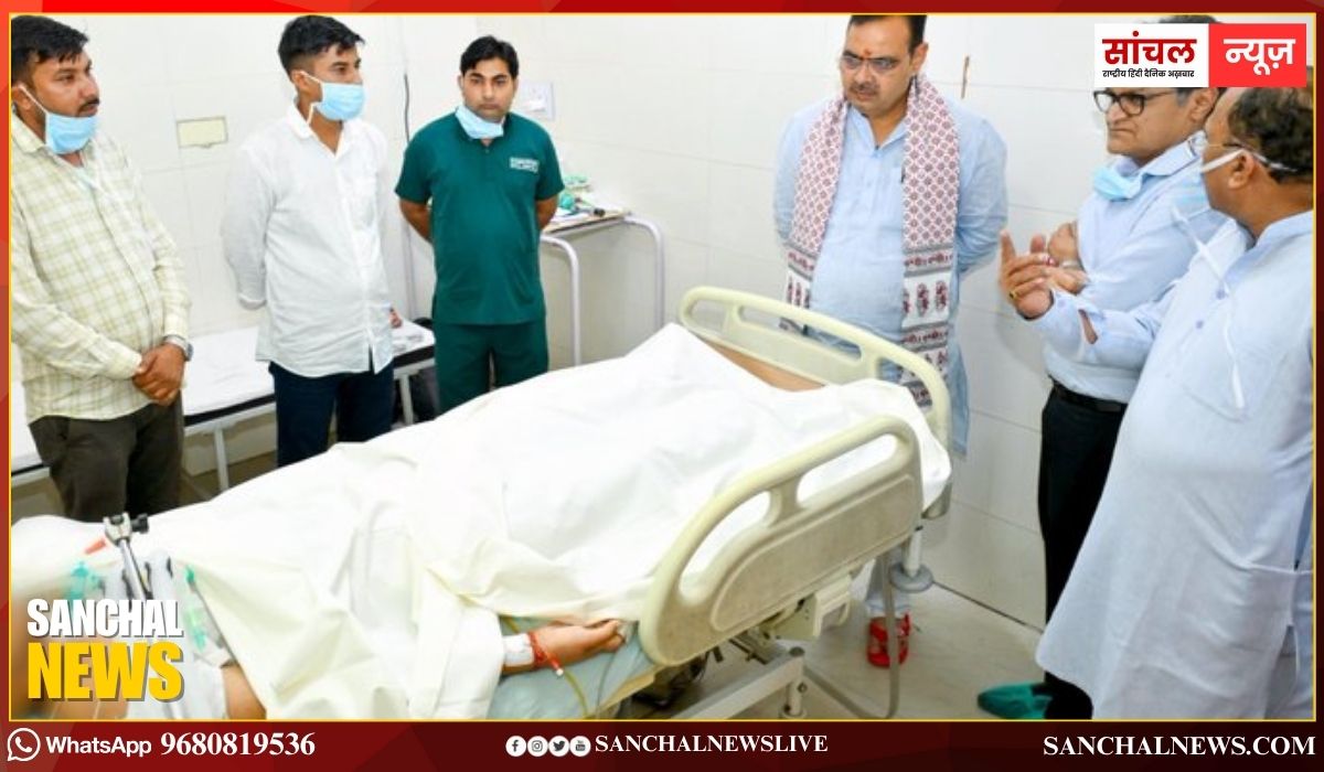SMS अस्पताल पहुंचे सीएम भजनलाल, विधानसभा अध्यक्ष वासुदेव देवनानी की पत्नी इंदिरा देवनानी का हालचाल जाना