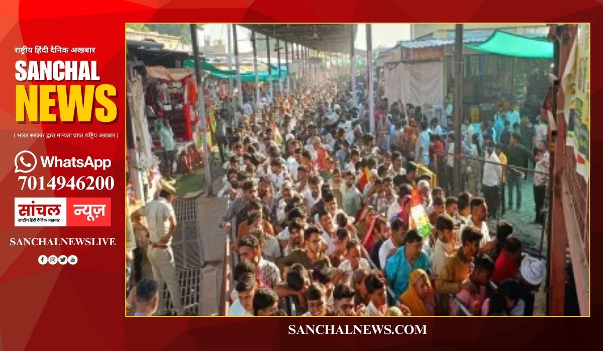 रामदेवरा में लंबी भक्तों की 1 किलोमीटर लंबी लाइन, अधिकारी कर रहे मॉनिटरिंग