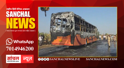 जैसलमेर से जोधपुर जा रही बस में लगी भीषण आग, जिला प्रशासन की ओर से हेल्पलाइन नंबर भी जारी