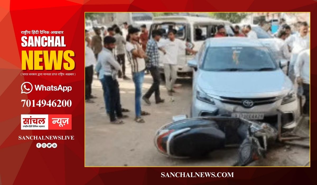 बदमाशों ने होटल के बाहर खड़ी स्कॉर्पियो, कार और स्कूटी पर हमला कर तोड़फोड़, पिकअप सवार हमलावरों ने होटल के बाहर मचाया उत्पात
