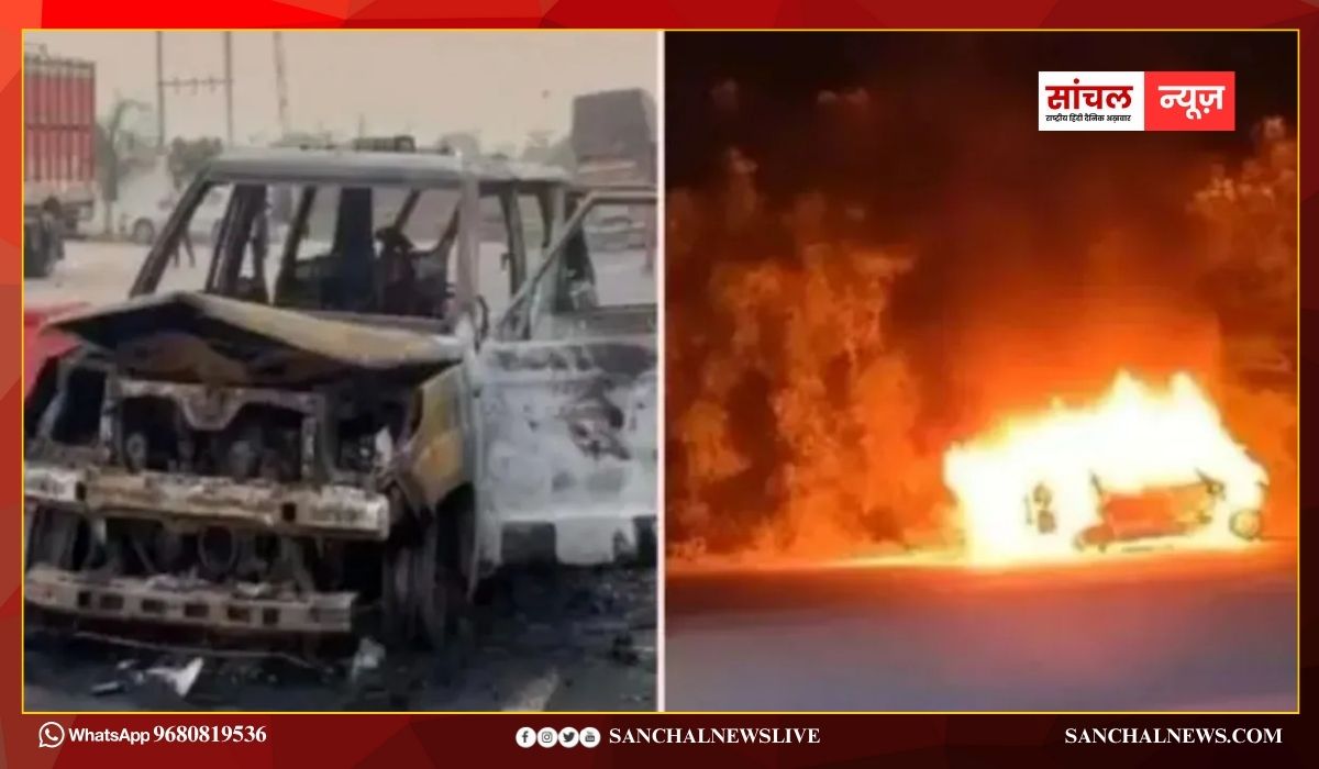 Gujarat News: चलती एंबुलेंस में लगी आग, एक दिन के मासूम, पिता और डॉक्टर समेत चार लोग जिंदा जले