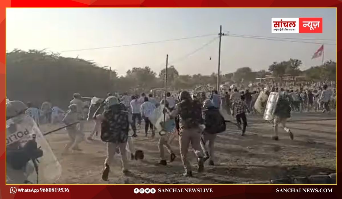 हाईवे पर 10KM लंबा जाम: महापड़ाव को भाटी-बेनीवाल का समर्थन, कीरवा के पलराई तक महापड़ाव के चलते 10KM का जाम