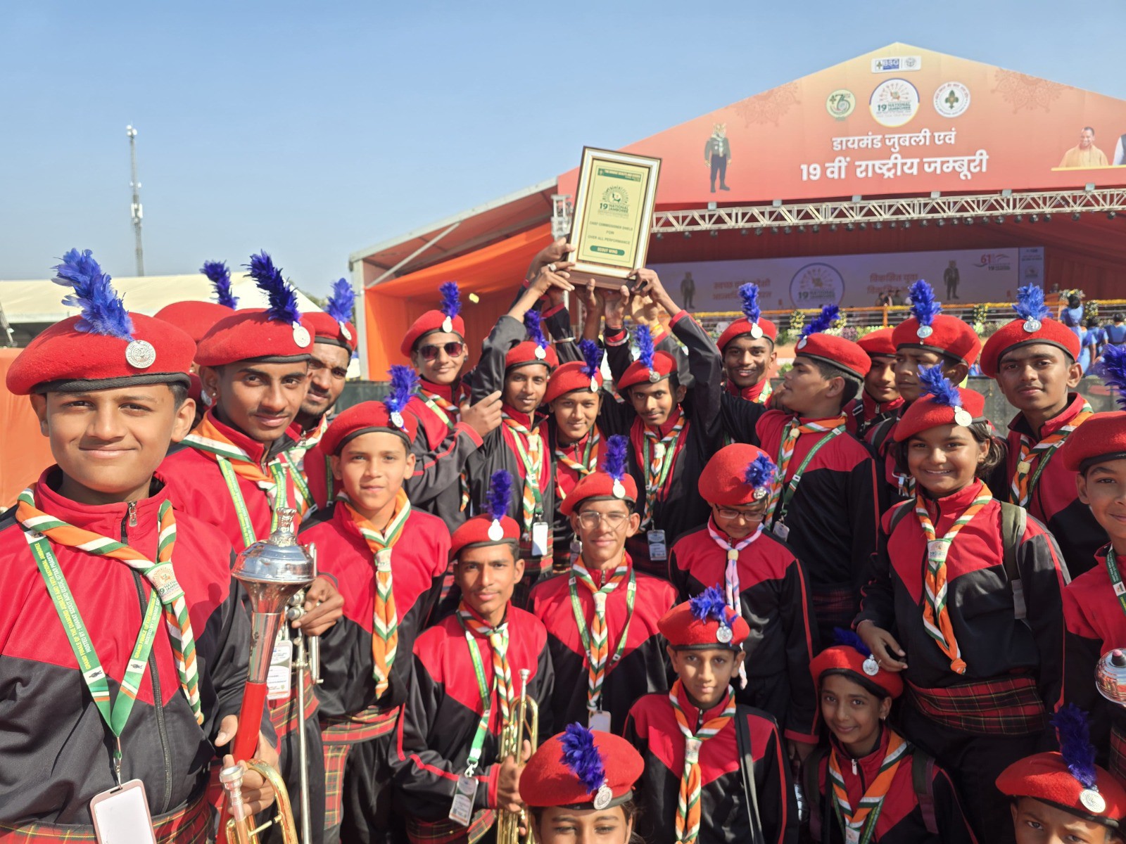 राजस्थान ने जीत रचा इतिहास; 19वीं राष्ट्रीय जम्बूरी लखनऊ में राजस्थान प्रथम, पाली जिले के स्काउट बैंड ने राष्ट्र स्तर पर पाया सर्वाेच्च स्थान