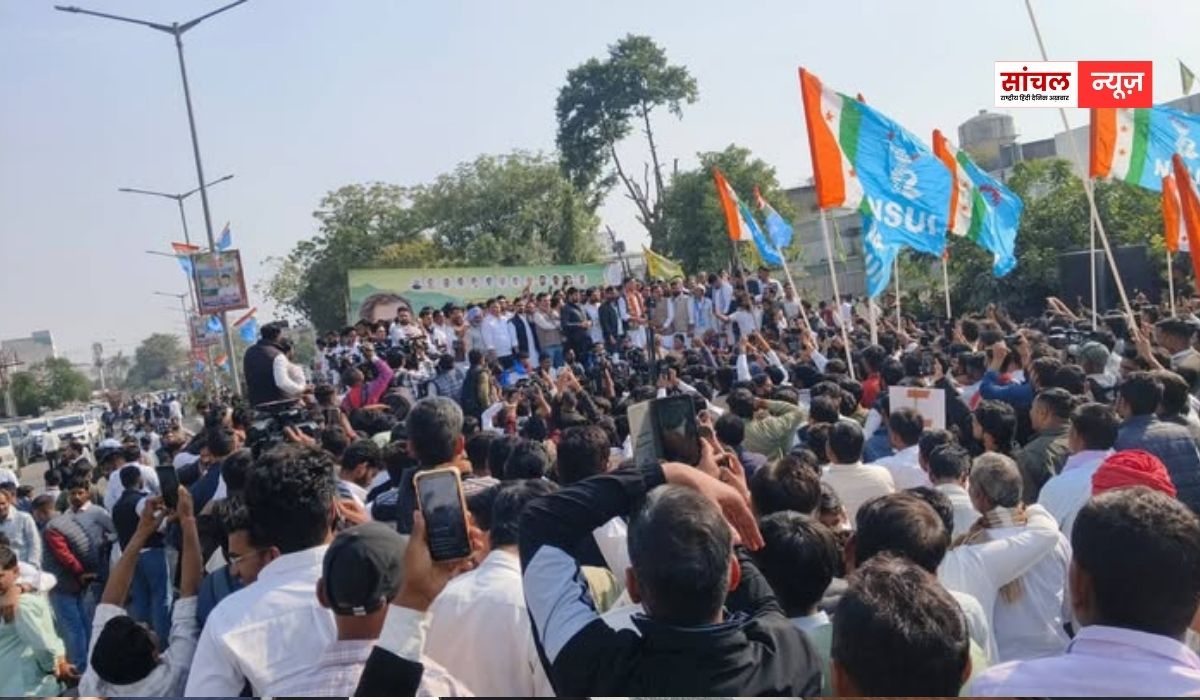 ‘अरावली बचाओ-भविष्य बचाओ’ अभियान के तहत NSUI की बड़ी रैली, सचिन पायलट के बेटे भी हुए शामिल, निकाला पैदल मार्च