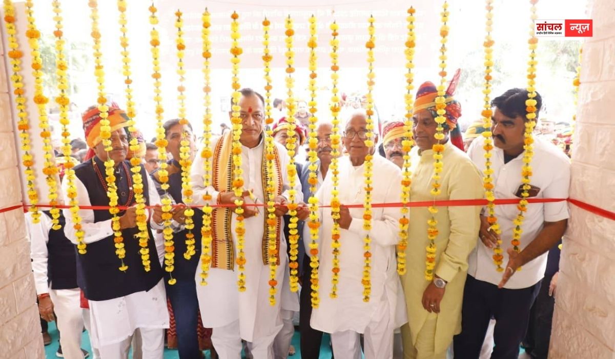 पाली : राजकीय प्रथम श्रेणी पशु चिकित्सालय भवन का पशुपालन मंत्री ने किया लोकार्पण, भामाशाह की मूर्ति का अनावरण