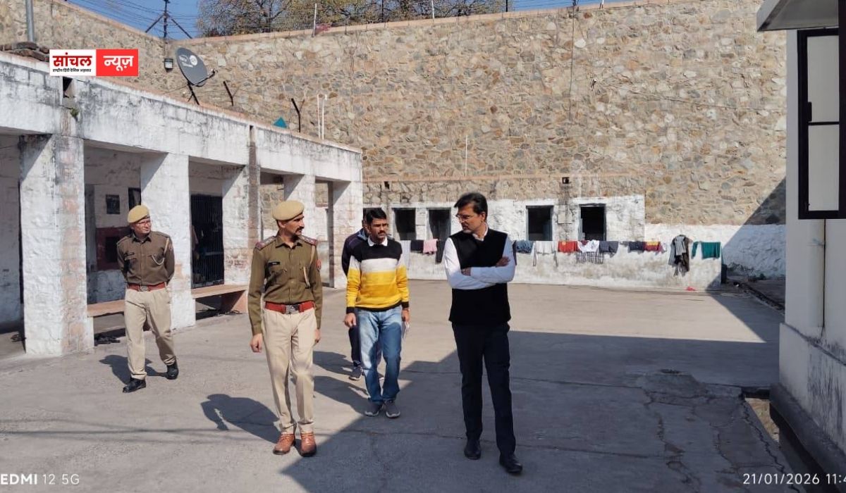 Pali News : प्राधिकरण सचिव विक्रम सिंह भाटी ने किया जिला कारागृह पाली का आकस्मिक निरीक्षण