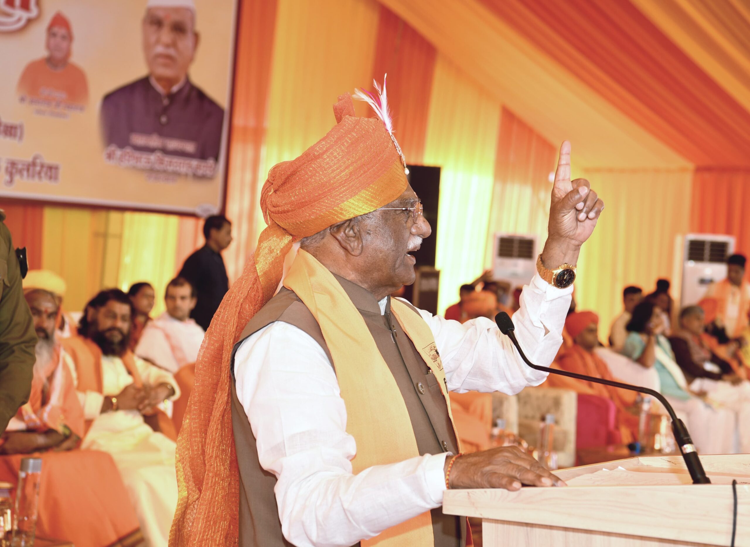मूलवास-सीलवा में विराट हिंदू धर्म सभा आयोजित, दुनिया का सबसे पुराना और समृद्ध धर्म है सनातन धर्म, राज्यपाल श्री बागडे