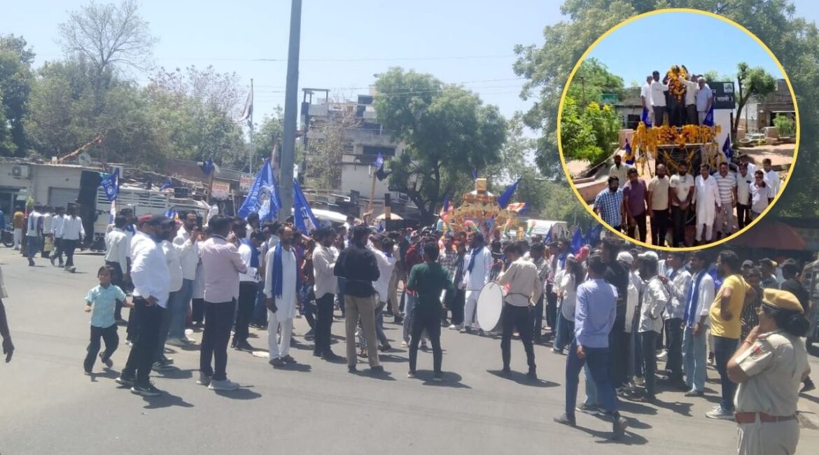 युवा कांग्रेस कमेटी के तत्वावधान में 135वी जयंती धूमधाम से मनाई, जयंती पर उमड़ा जन सैलाब