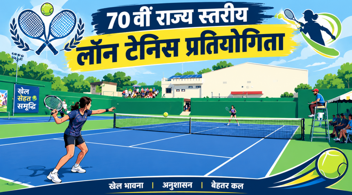 70वीं राज्य स्तरीय लॉन टेनिस प्रतियोगिता: कोर्ट पर नन्हे खिलाड़ियों का दमदार खेल, छात्रा वर्ग के सेमीफाइनल में पहुंचीं 4 टीमें; टोंक का बीकानेर व जयपुर का जोधपुर से होगा मुकाबला