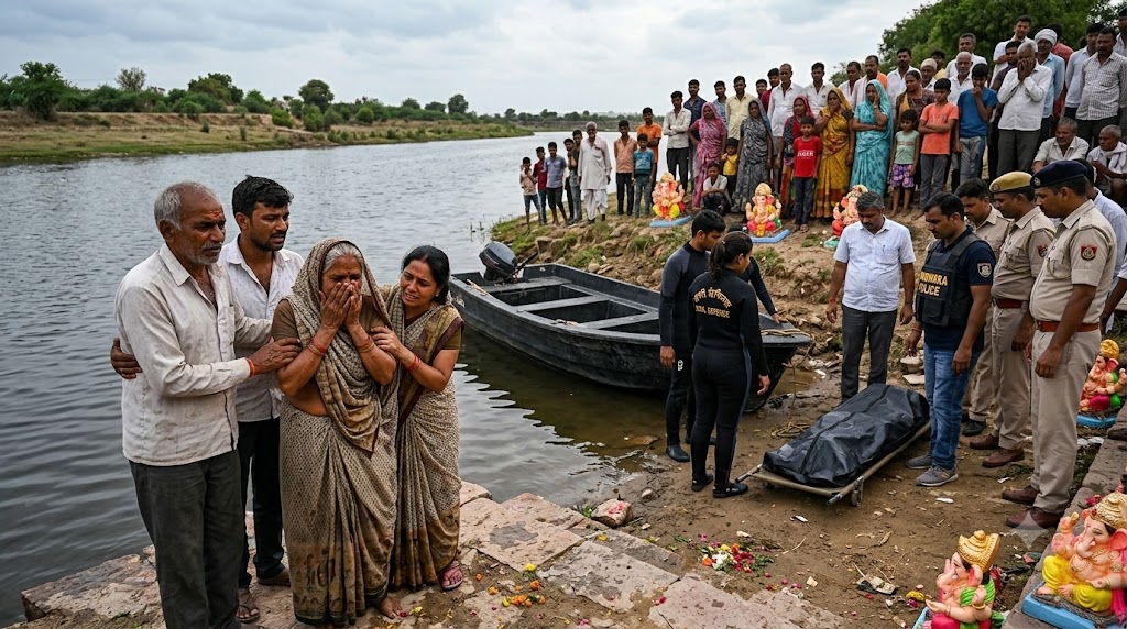 सिरोही: गणपति विसर्जन के दौरान बड़ा हादसा, नदी में डूबने से 15 वर्षीय किशोर की मौत