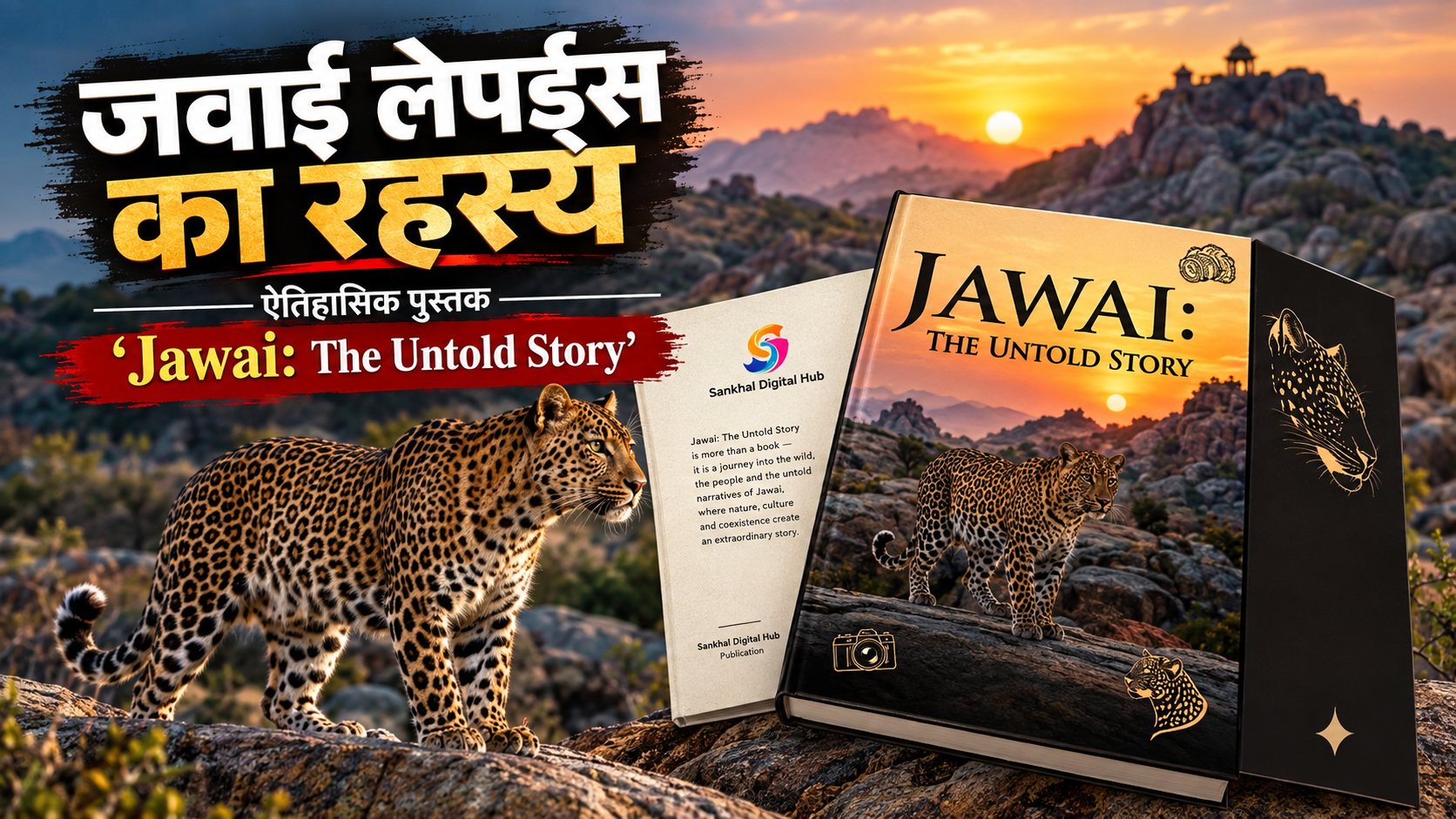 जवाई लेपर्ड्स का रहस्य, सुमेरपुर की कृषि मंडी और सामाजिक ताने-बाने की अनकही दास्तान: 1 जनवरी 2027 को आ रही है ऐतिहासिक पुस्तक ‘Jawai: The Untold Story’